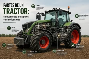 partes de un tractor por dentro y sus definiciones y funciones