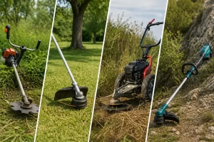 distintos tipos de desbrozadoras que se pueden usar en trabajo agrícola